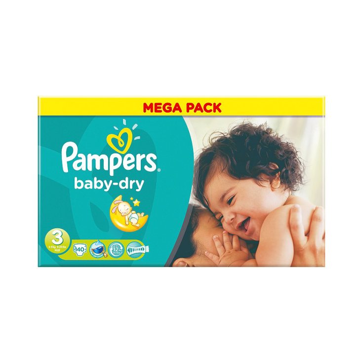 Baby Dry® Midi Mega Pack Pampers 140 Diapers