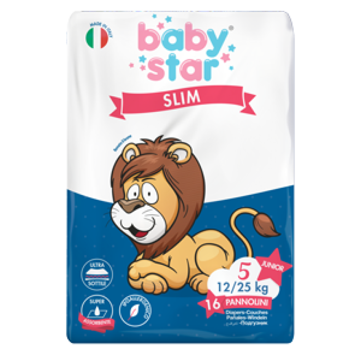 BabyStar Slim Size 5 (12 / 25Kg) 16 Diapers