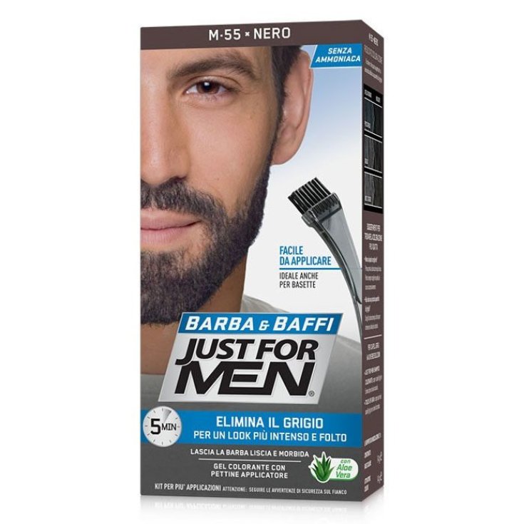 JUST FOR MEN BEARD AND MUSTACHE 55 BLACK