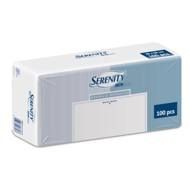 Disposable Serenity Bibs 100 Pieces