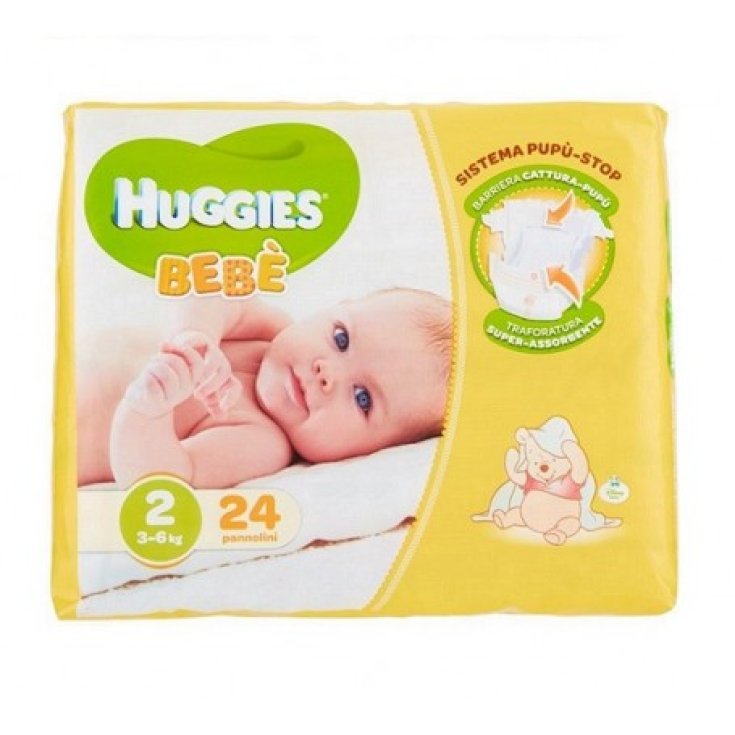 Baby Huggies® 24 Extra Care Diapers Size 2