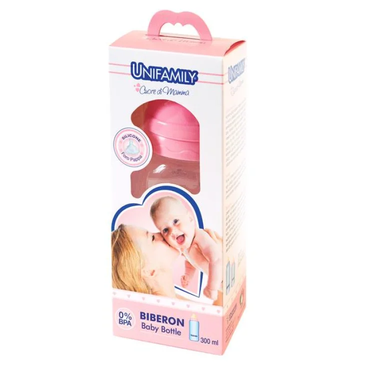 Baby Bottle Heart Of Mom Girl UniFamily 300ml