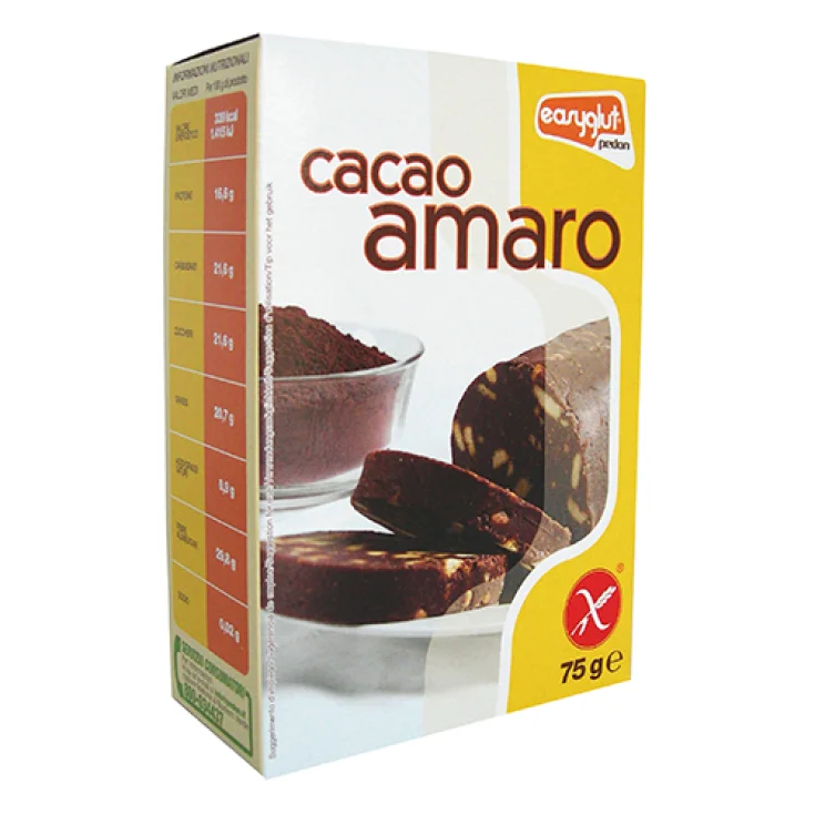Easyglut Bitter Cocoa Gluten Free 75g