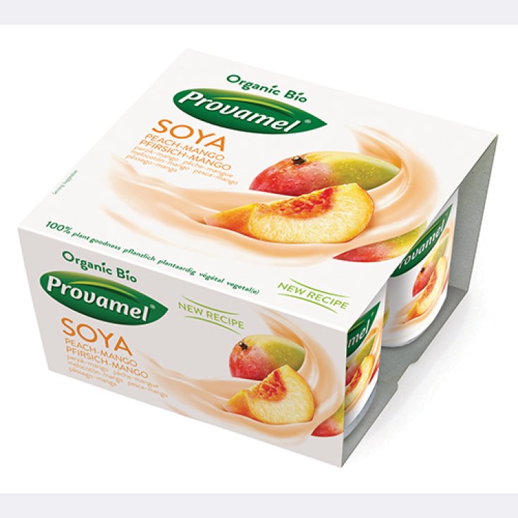 Provamel Yofu Organic Peach And Mango 4x125g