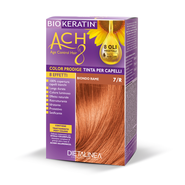 Biokeratin ACH8 Color Prodige Dietalinea 7 / R Copper Blonde