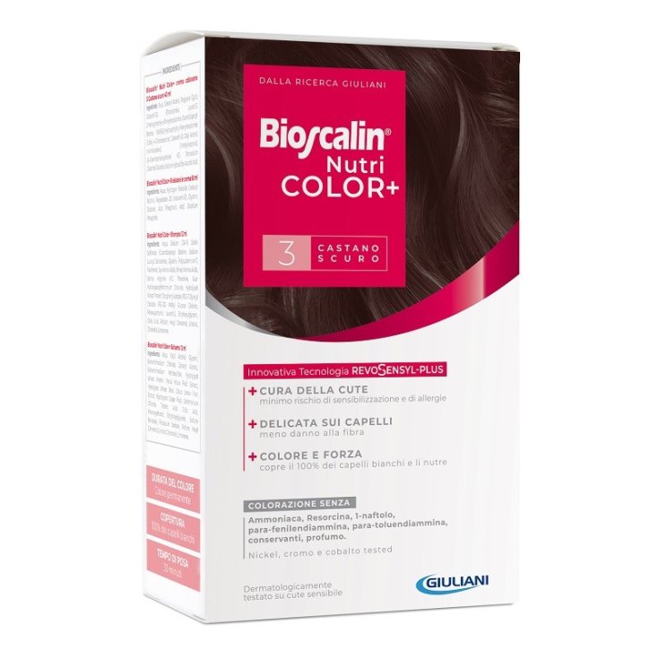 Bioscalin® NutriColor + 3 Dark Brown Giuliani 1 Kit