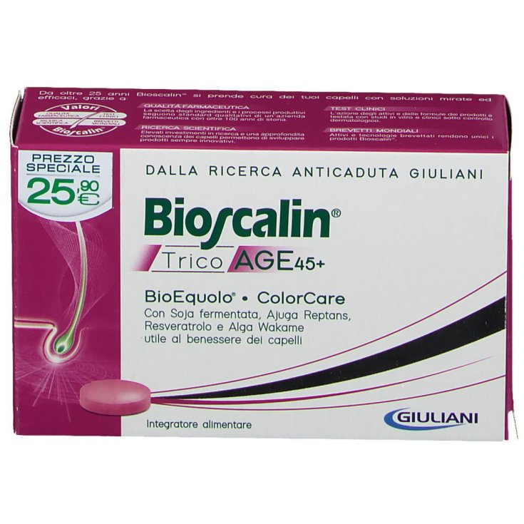 Bioscalin Tricoage 45+ Giuliani 30 Tablets Special Price