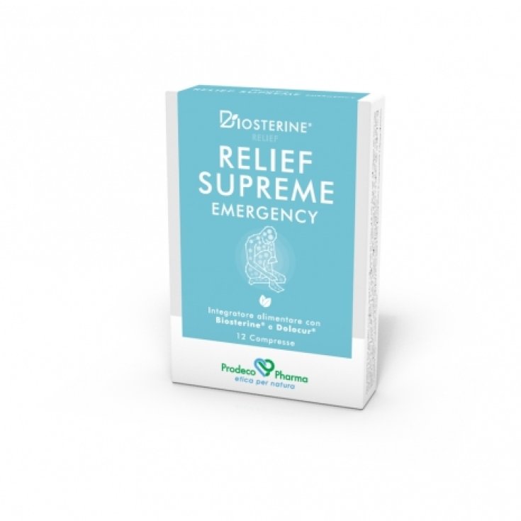 Biosterine Relief Supreme Emergency Prodeco Pharma 12 Tablets