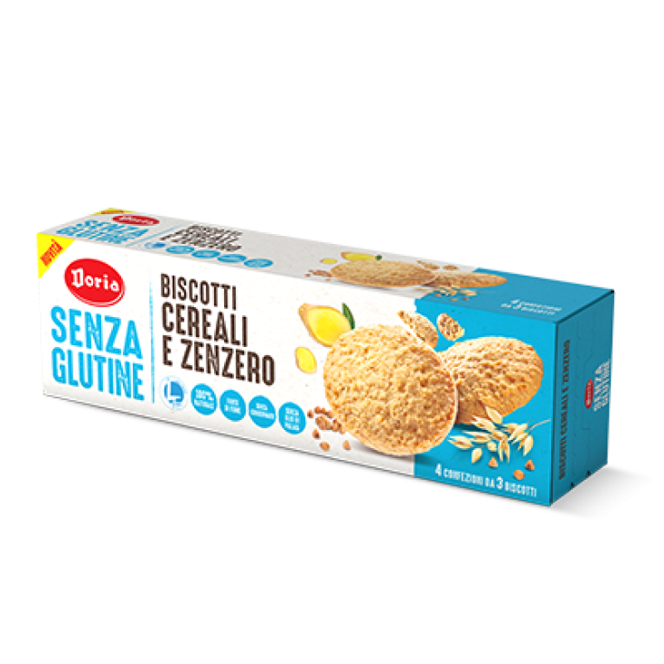 Doria Cereals And Ginger Biscuits 4x37,5g