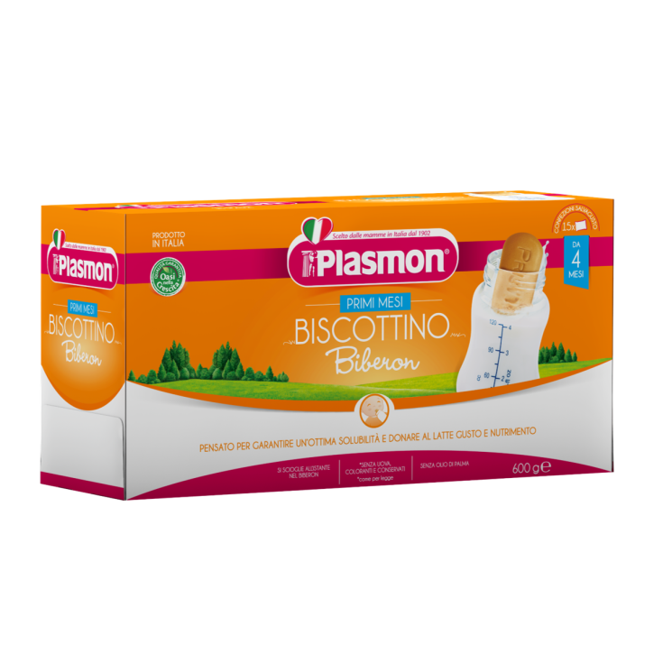 Plasmon baby bottle biscuit 600g