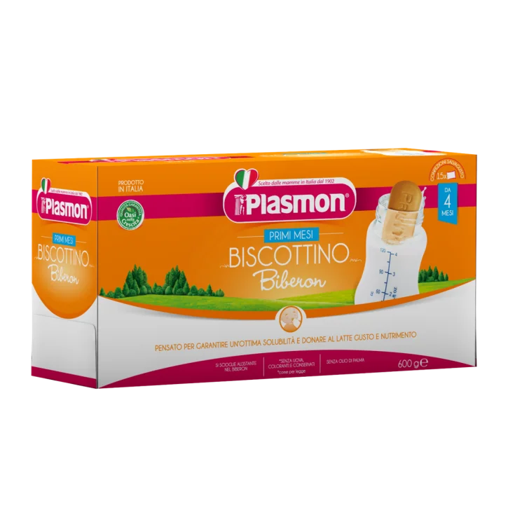 Plasmon baby bottle biscuit 600g