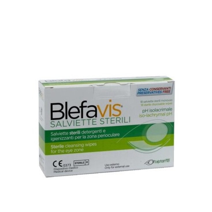 Blefavis Sterile Wipes 18 Disposable Wipes