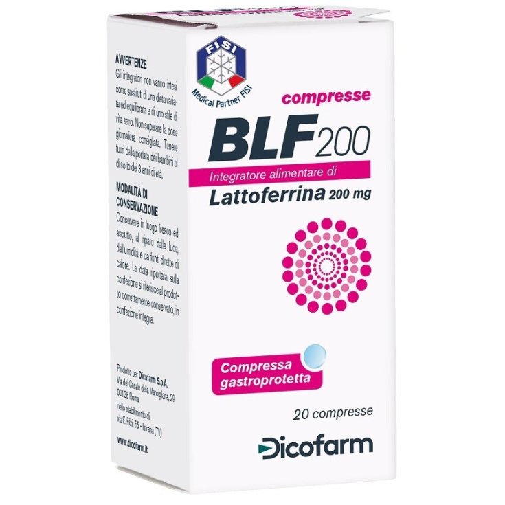 BLF 200 Dicofarm Lactoferrin 20 Tablets