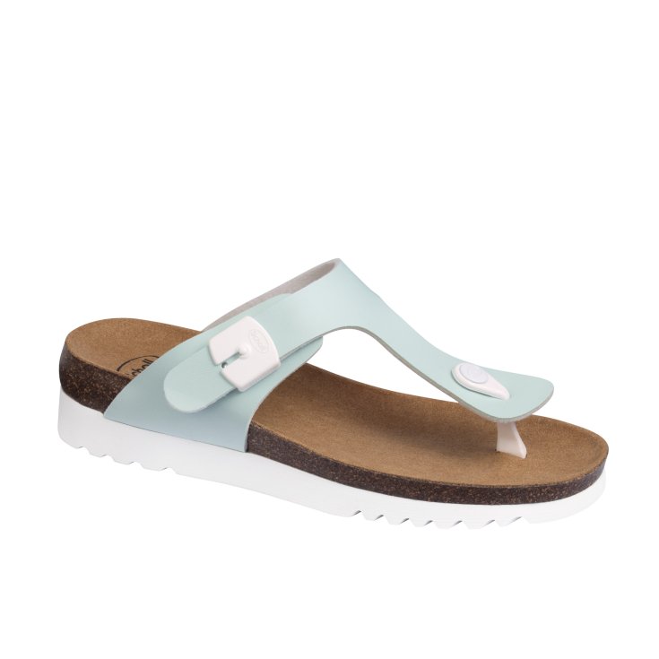 Boa Vista Up Scholl® Women's Flip Flops Bioprint® Aqua Marine Size 38
