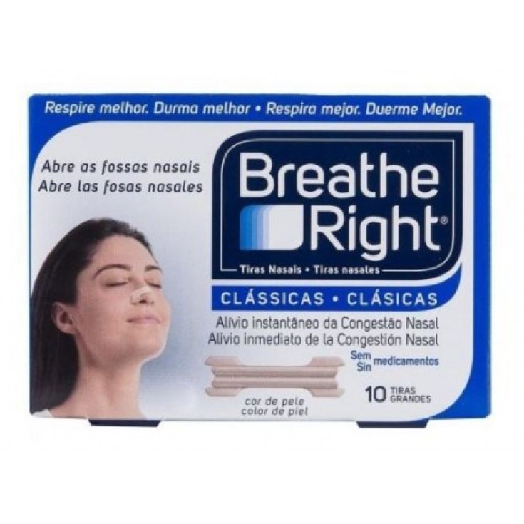 Breathe Right Classic 10 Nasal Patches