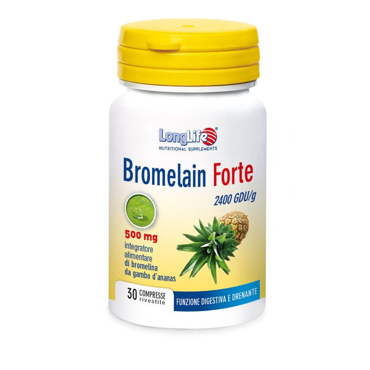 Bromelain Forte 500mg LongLife 30 Coated Tablets