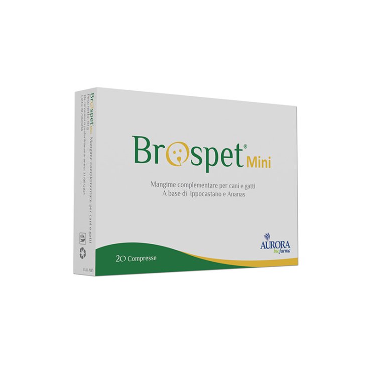Brospet Mini Aurora Biofarma 20 Tablets