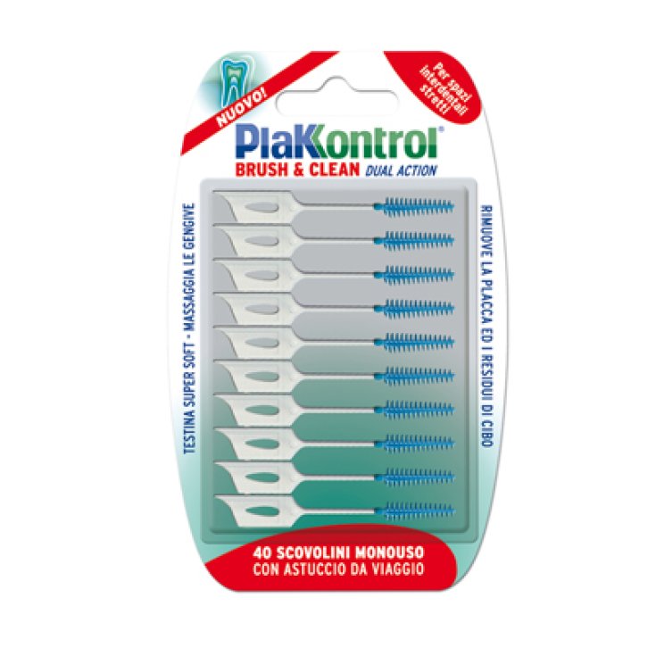 Brush & Clean Dual Action PlaKKontrol® 40 Brushes