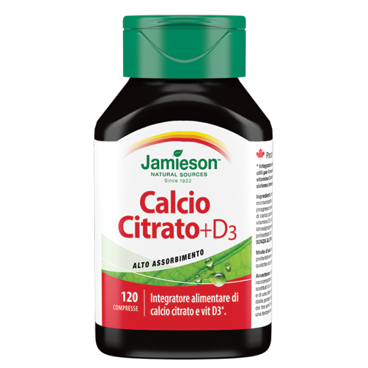 Calcium Citrate + D3 Jamieson 120 Tablets