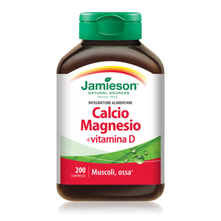 Calcium Magnesium Vitamin D Jamieson 200 Tablets