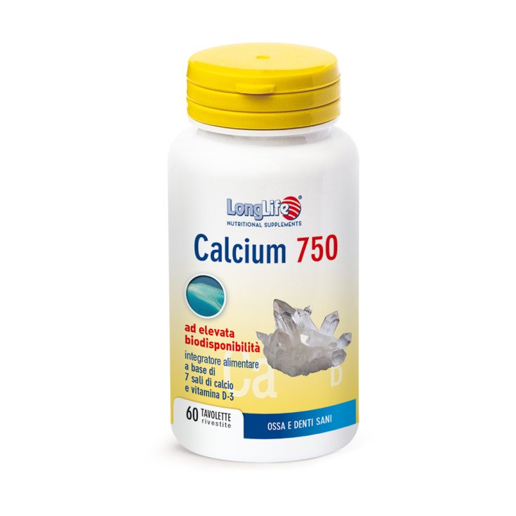 Calcium 750mg LongLife 60 Coated Tablets