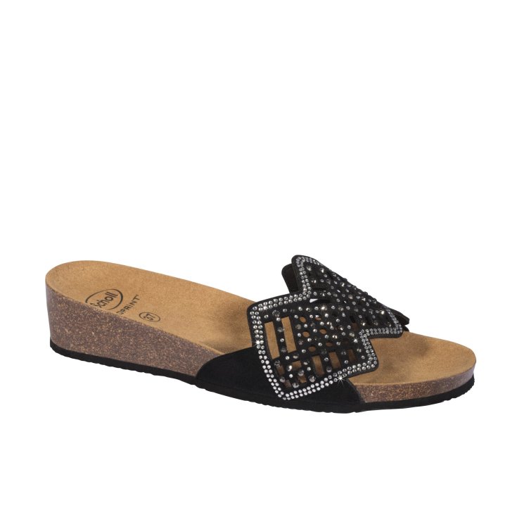 Camilla Mule Scholl® Black Bioprint® Woman Sandal Size 40