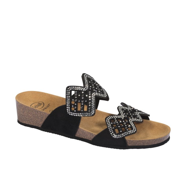 Camilla Scholl® Black Bioprint® Woman Sandal Size 40