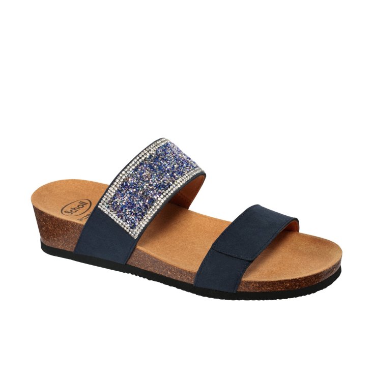 Cecilia Scholl® Sandal Woman Bioprint® Navy Blue Size 40