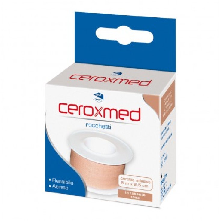 Ceroxmed Adhesive Plaster In Reel In Pink Fabric IBSA 5mx2,5cm
