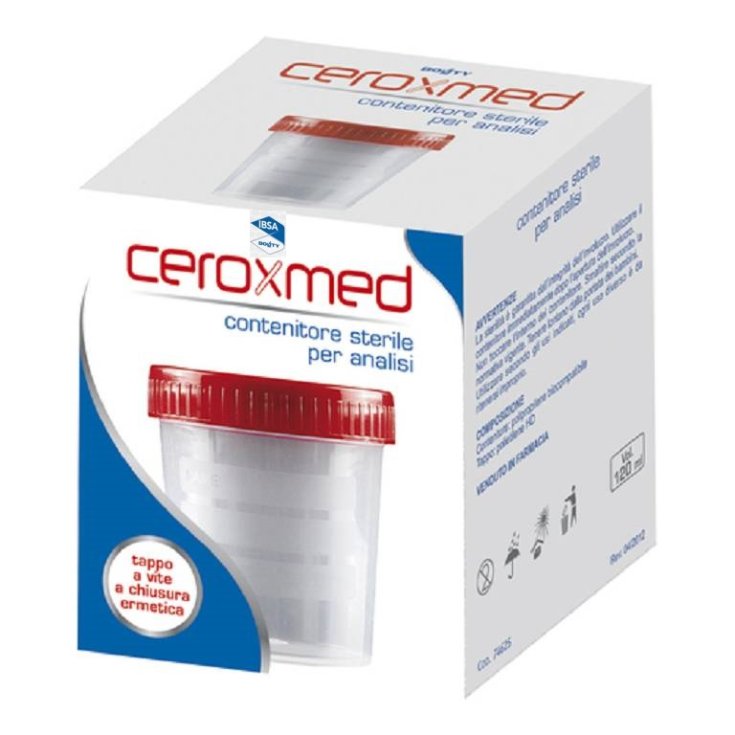 Ceroxmed Sterile Container For Urine Analysis IBSA 120ml