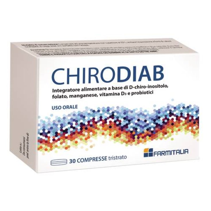 ChiroDIAB Farmitalia 30 Three-layer tablets