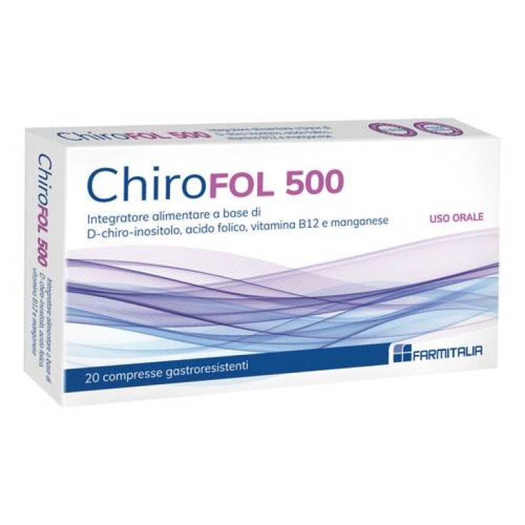 ChiroFOL 500 Farmitalia 20 Gastroresistant Tablets