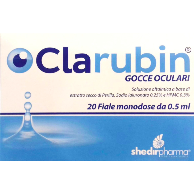 Clarubin® ShedirPharma® Eye Drops 20 Single-dose Vials