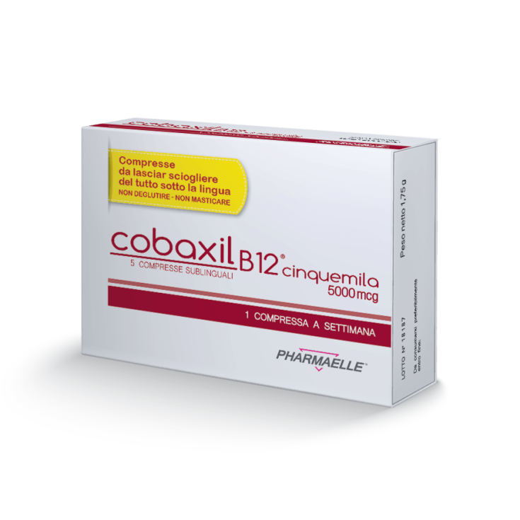 Cobaxil B12 Five Thousand 5000mcg PharmaElle 5 Sublingual Tablets