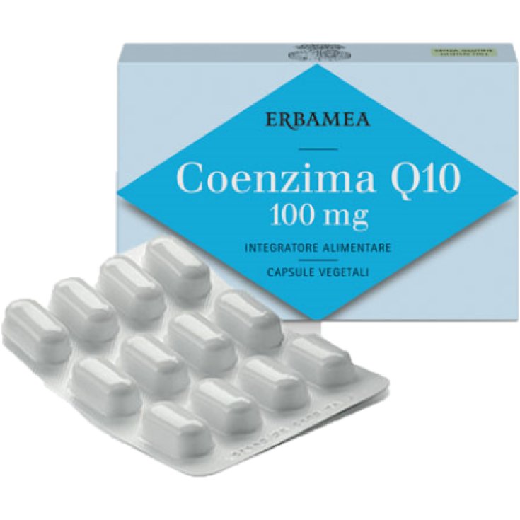 Coenzyme Q10 100mg Erbamea 24 Capsules