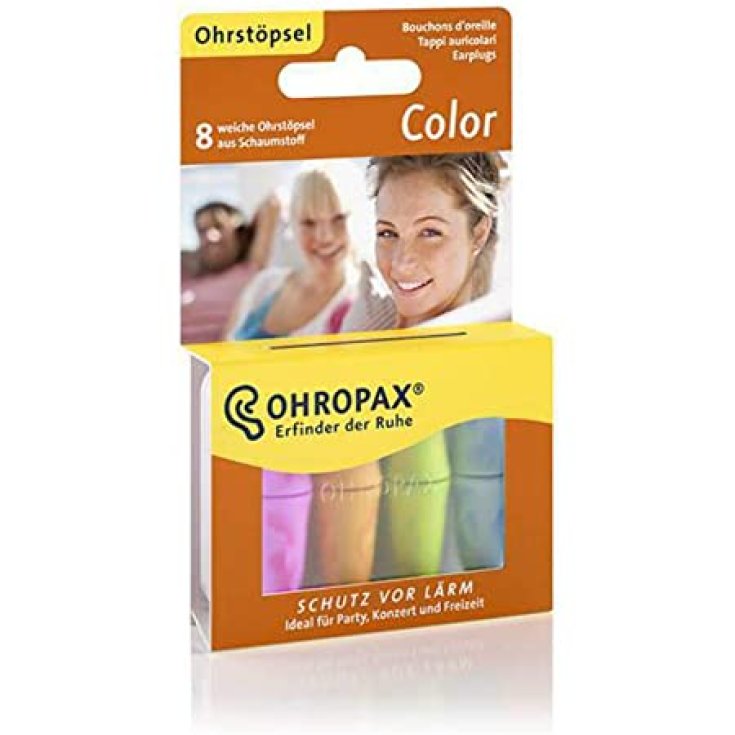 Color Ohropax 8 Ear Plugs