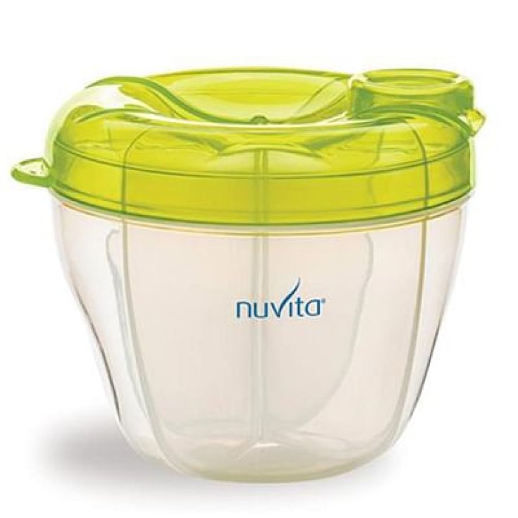 Green Nuvita Powder Milk Dosing Container