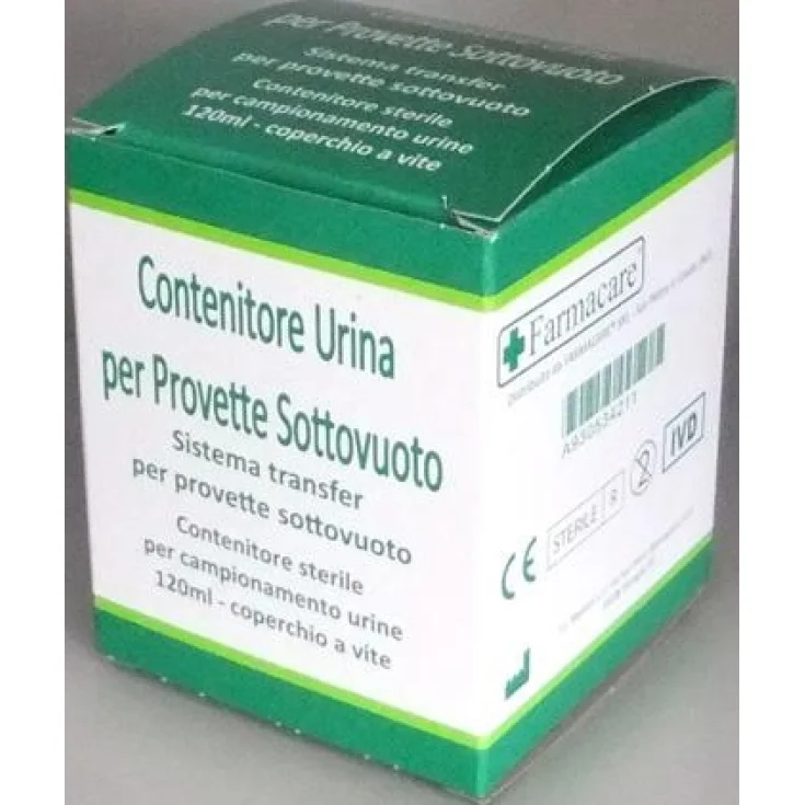 Urine Container For Pharmacare Vacuum Tubes