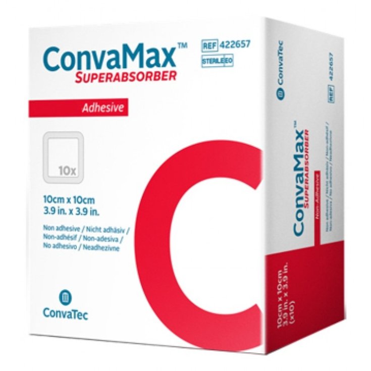 ConvaMax Superabsorber ConvaTec 10 Dressings 10X10cm