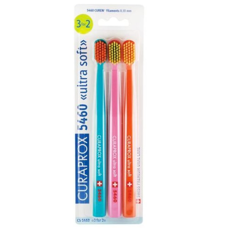 CS 5460 Ultra Soft Curaprox 3 Toothbrushes