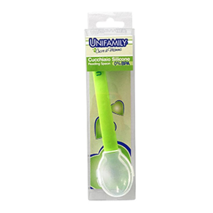 UniFamily Green Silicone Spoon 1 Piece
