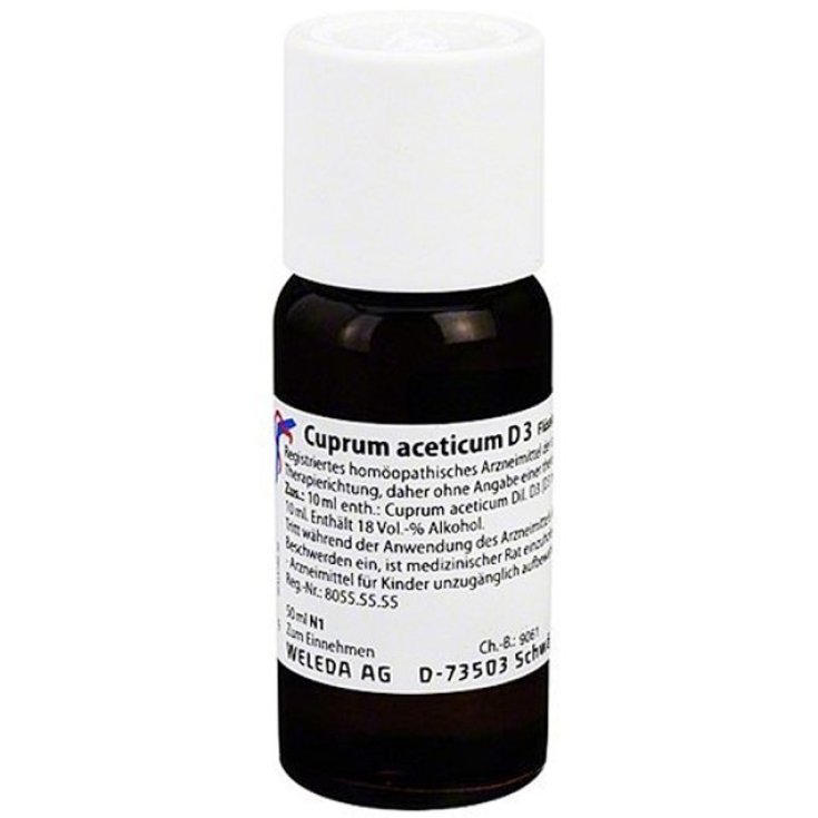 Cuprum Aceticum D3 Weleda 50ml