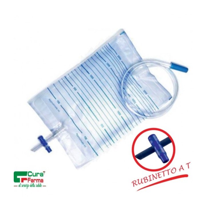 CuraBag Urine Collection Bag With Faucet Pharmaceutical Care 30 Pieces