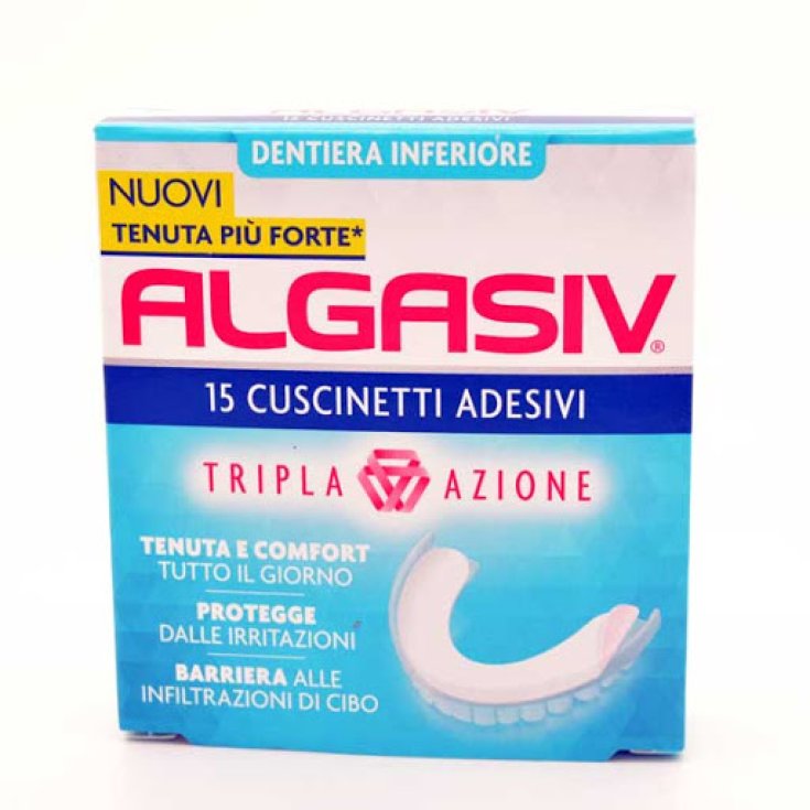 Algasiv® Triple Action Lower Denture 15 Adhesive Pads