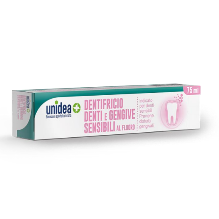 TOOTHPASTE TEETH AND SENSITIVE GUMS unidea 75ml