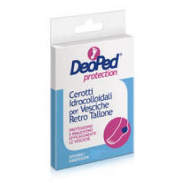 DeoPed Protection IBSA 5 Hydrocolloid Patches For Small Retro Heel Blisters