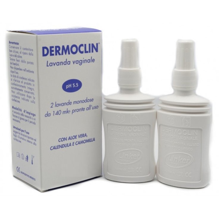Farmitalia Dermoclin Vaginal Lavender 2 Single-dose Bottles