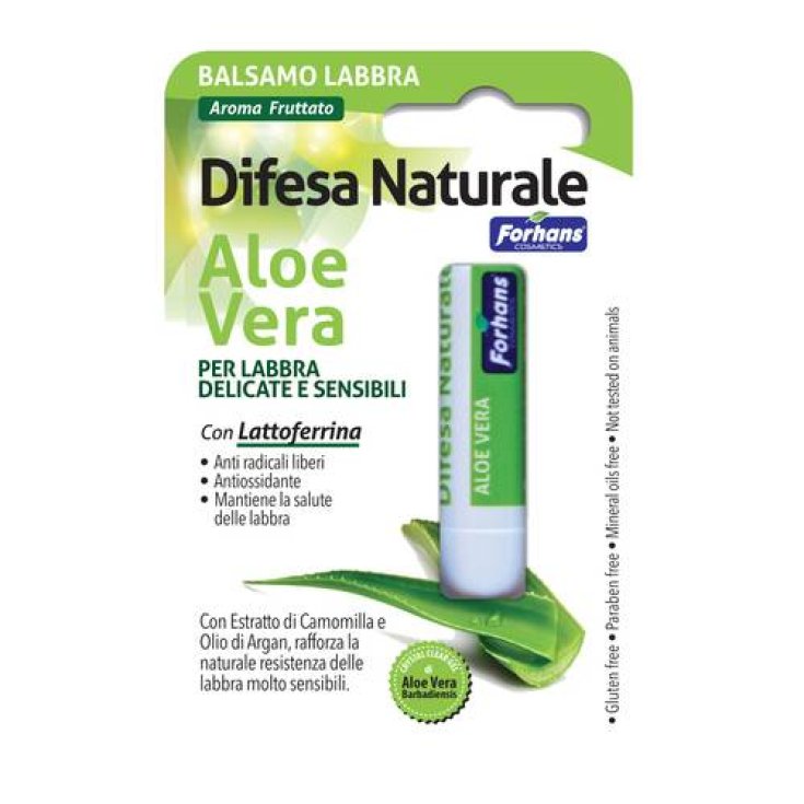 Natural Defense Aloe Vera Delicate Lips Forhans