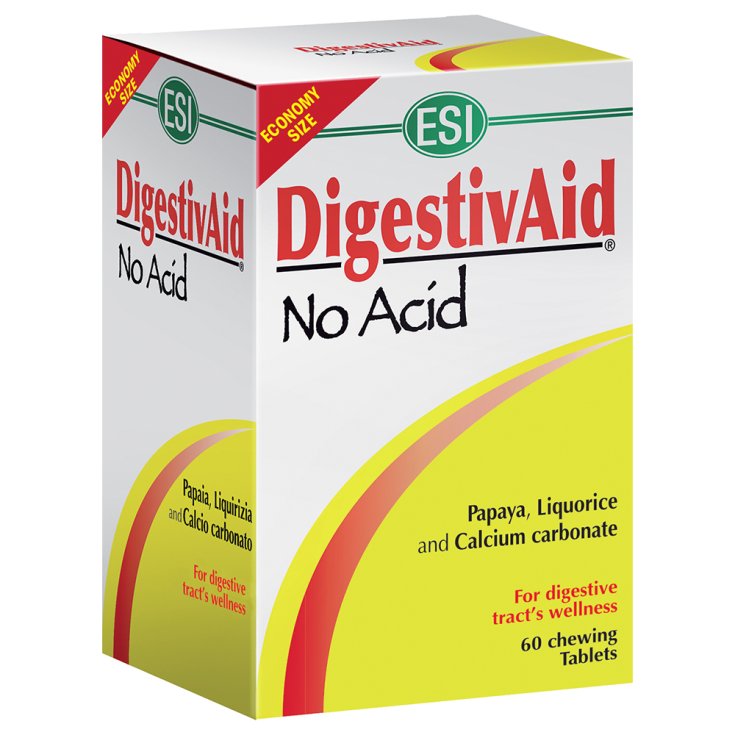 DigestivAid® No Acid ESI 60 Chewable Tablets