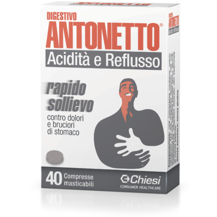 Antonetto® Chiesi Digestive 40 Chewable Tablets